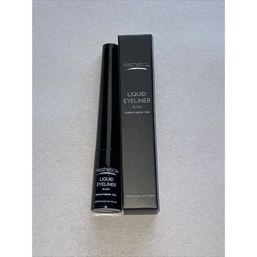 $25 Aesthetica NIB Women‎ Black Liquid Eyeliner Felt Tip 3.2ML Cat Eye Winged